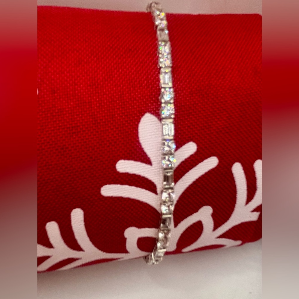 Diamonique Epiphany Tennis Bracelet CZ - Picture 4 of 11